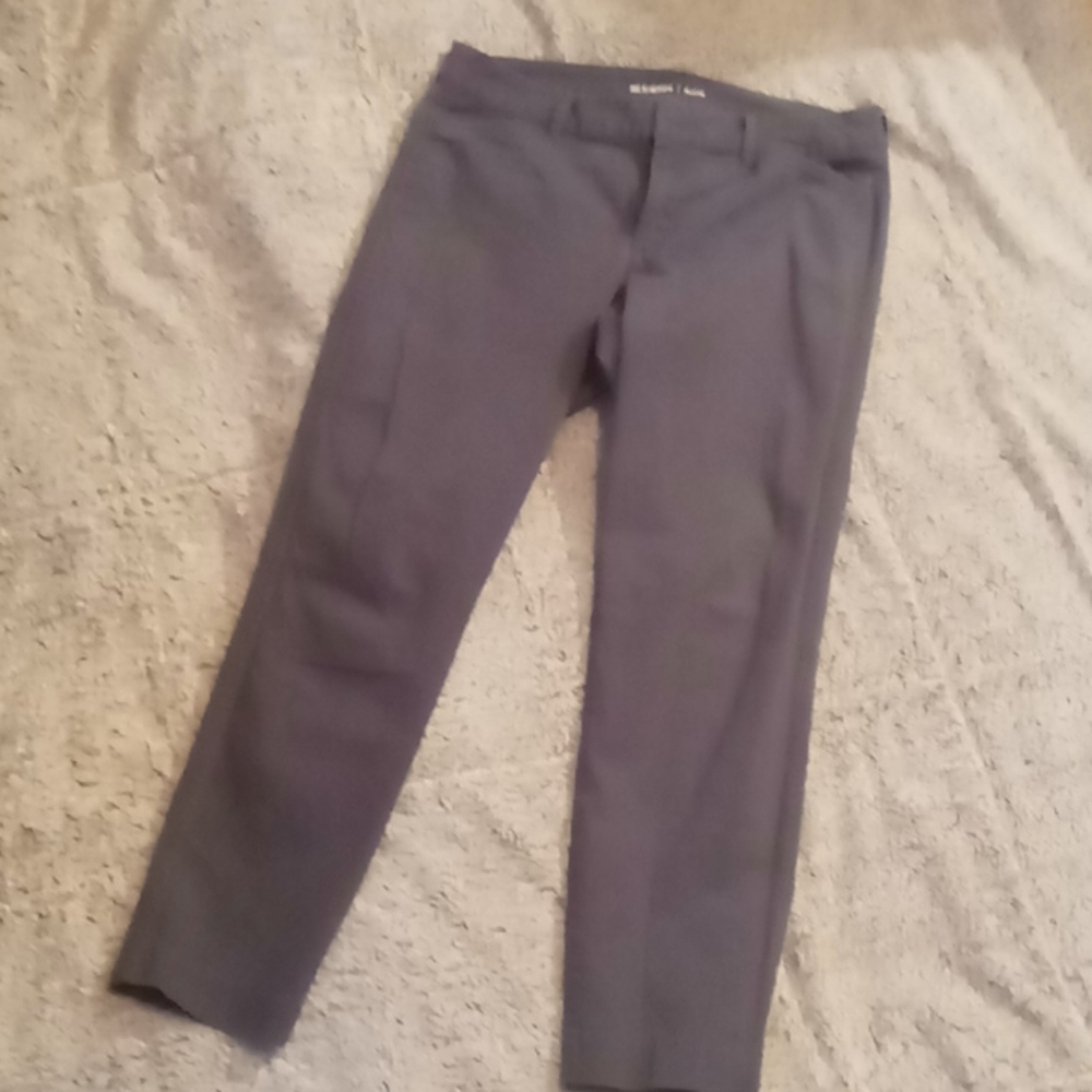 Old Navy: Pixie, Cropped Pants, Women 8, Navy Blue
